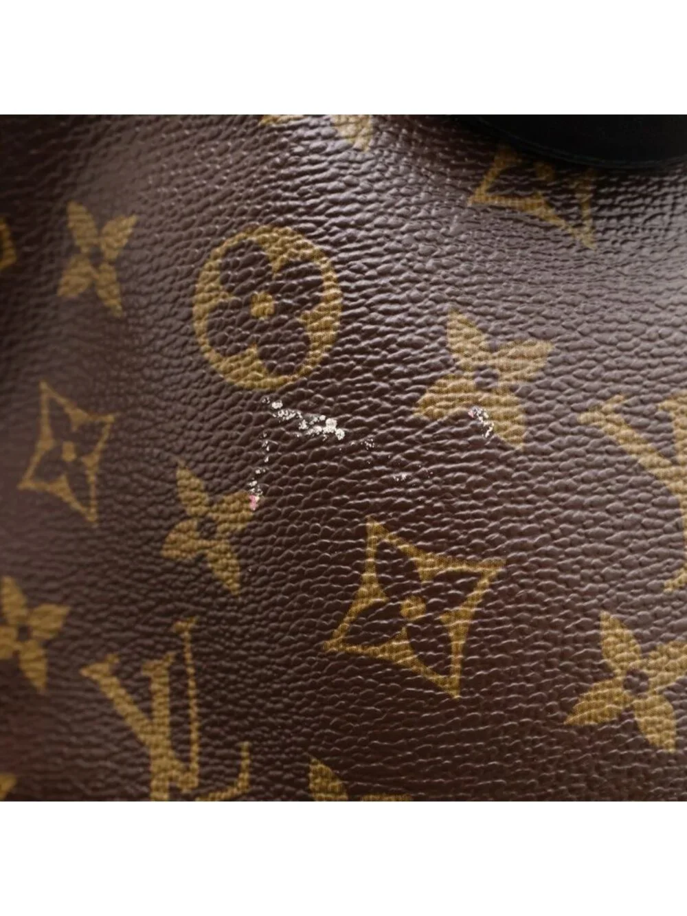 Louis Vuitton Monogram Macassar Davis Leather 2-Way Tote Shoulder Bag Brown